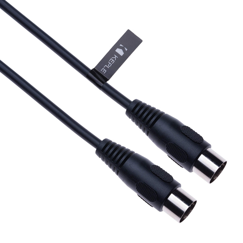 5 DIN MIDI Cable Jack Plug Male to Male Audio Lead for MIDI Controller, Synthesizer, Piano Keyboard, Sequencer, Electronic drums, Drum machine, Effect Processor, Sampler, Multi-Effect Pedal 3m