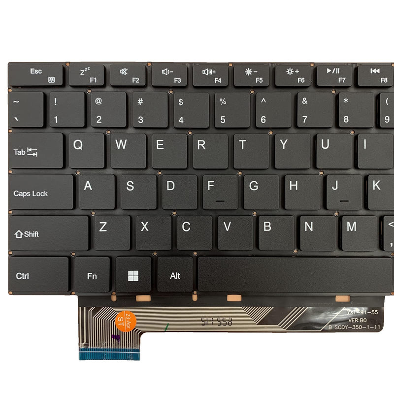 Siakoocty Laptop Replacement US Layout Keyboard for Gateway GWNR71517 GWNR71517-BL GWNR71517-BK YXT-91-55
