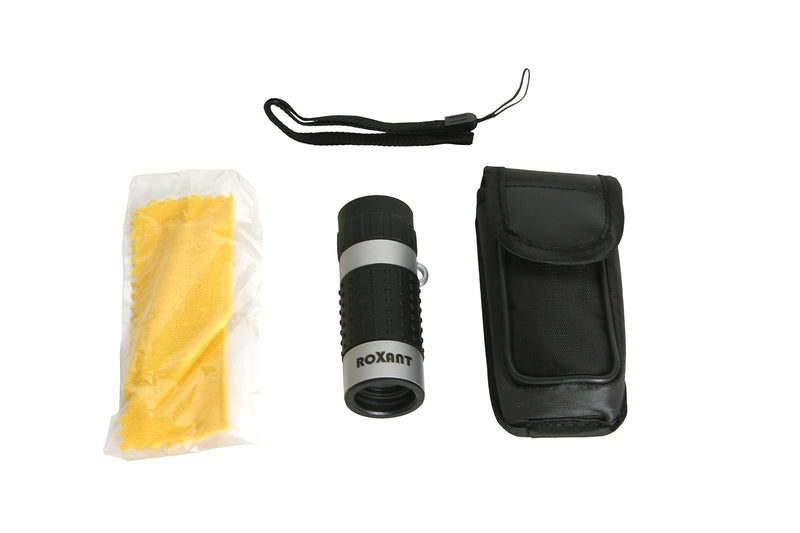 ROXANT High Definition Ultra-Light Mini Monocular Pocket Scope - Carrying case, Neck Strap and Cleaning Cloth are Included