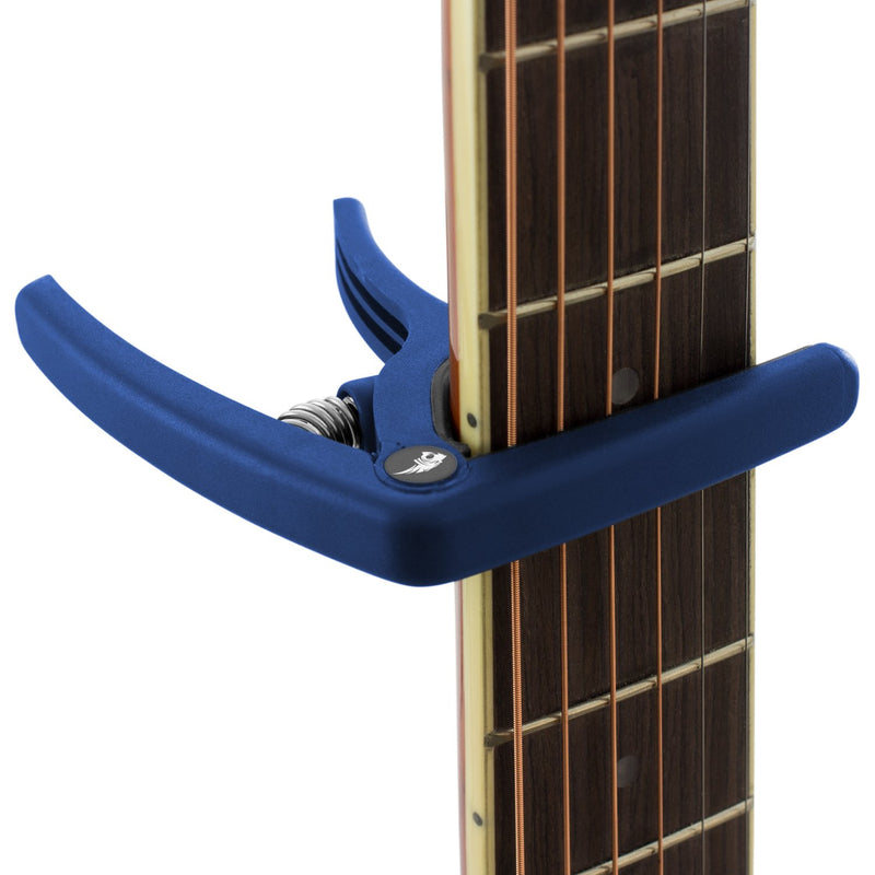 Tiger Blue Quick Release Guitar Trigger Capo for Acoustic Electric Guitars