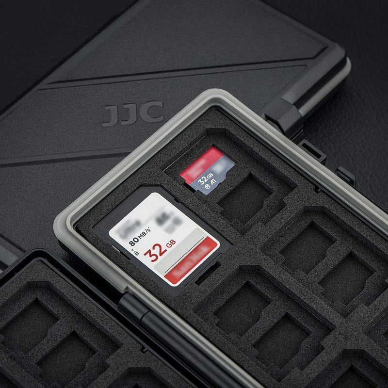 36 Slots Memory Card Case Holder Water-Resistant Keeper Wallet for 12 SD SDHC SDXC + 24 TF MSD MicroSD MicroSDHC MicroSDXC Memory Cards Storage Organizer For 12 SD + 24 TF / MSD