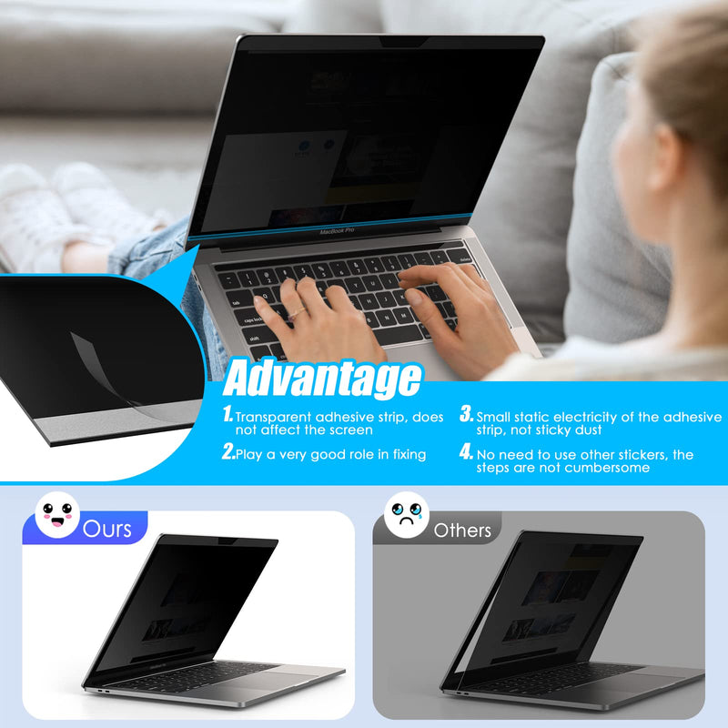 Yamaya Laptop Privacy Screen Magnetic MacBook Pro 13 Inch (2016-2022, M1,M2) and MacBook Air 13 Inch(2018-2021, M1),Magnetic Removable Computer Screen Privacy Shield for Mac 13Inch MacBook 13inch