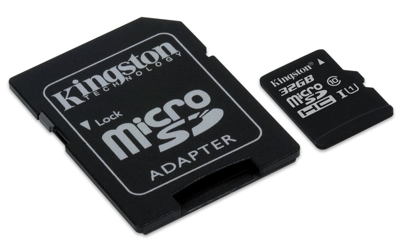 Kingston Digital 32GB Micro SDHC UHS-I Class 10 Industrial Temp Card with SD Adapter (SDCIT/32GB) microSDHC with SD Adapter