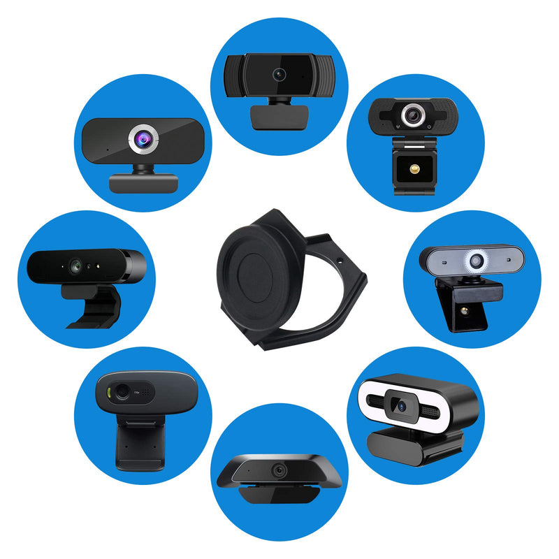 Webcam Cover Lens Cap, 3 Pcs Webcam Lens Cover Shutter Hood Cover for Logitech HD Pro Webcam C270/C615/C920/C930e/C922X to Protect Your Privacy and Security