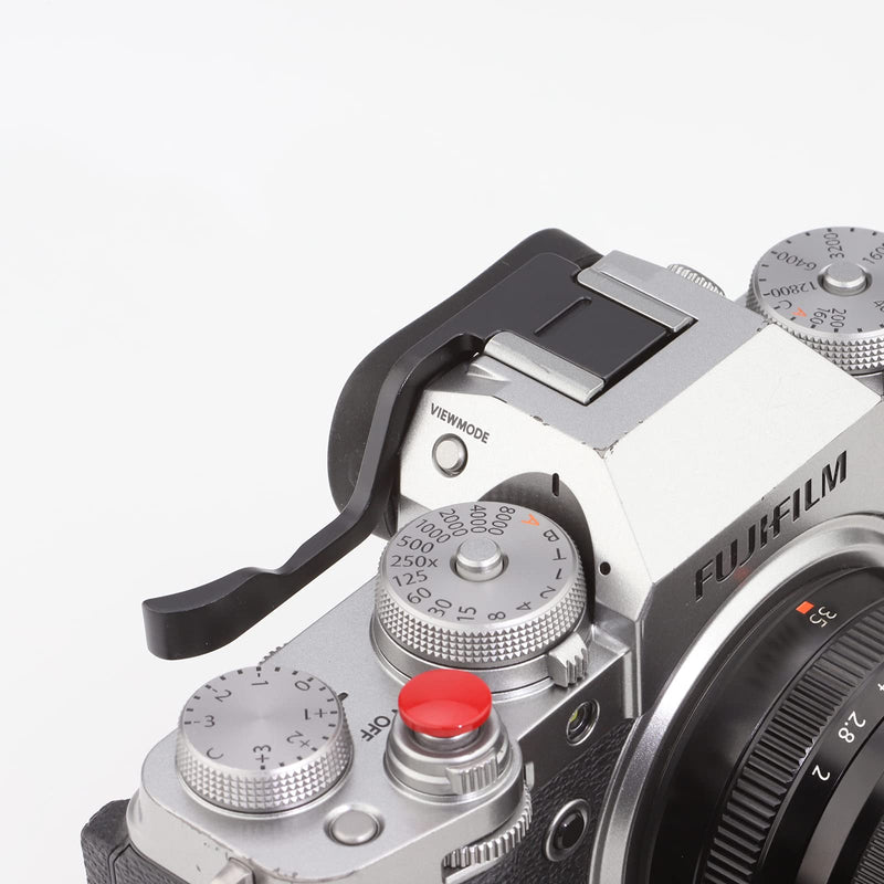 [AUSTRALIA] - Haoge THB-XT4B Metal Hot Shoe Thumb Up Rest Hand Grip for Fujifilm Fuji X-T3 X-T4 XT3 XT4 Camera Accessories Black 