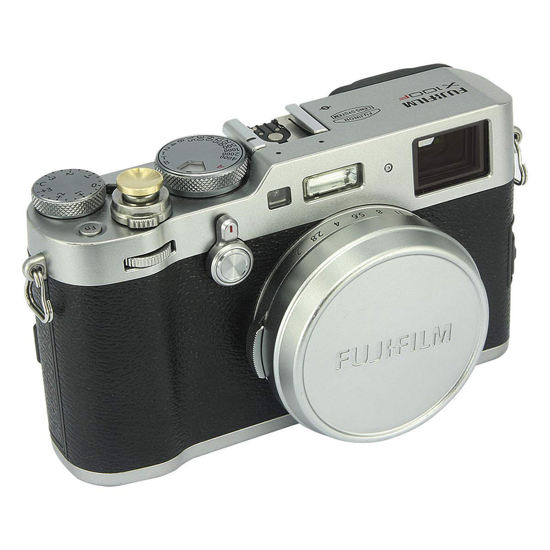 [AUSTRALIA] - Haoge Metal Shutter Release Button for Fujifilm X-E4 X-E2 X-E2S X-E3 X-T4 X-T3 X-T30 X-T20 X-Pro3 X-Pro2 X100v X100T X100S X100F and Leica M8 M9 M240 M24oP M10 M-E M-P M9-P M-A Concave Surface Golden Concave - Golden 