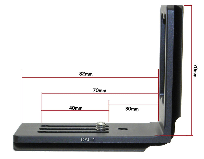 Desmond L Plate DAL-1 Quick Release Arca Swiss Compatible for Camera / Tripod Head