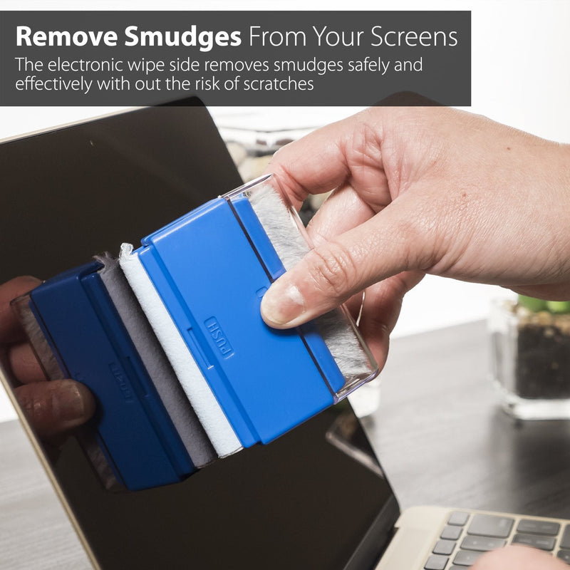 [AUSTRALIA] - GreatShield Universal Screen Cleaning Kit, Microfiber Cloth + 2 Sided Brush + Non-Streak Solution Spray [for TV, Laptops, PC Monitors, Smartphones, Tablets, Camera, Keyboard and Other Electronics] 