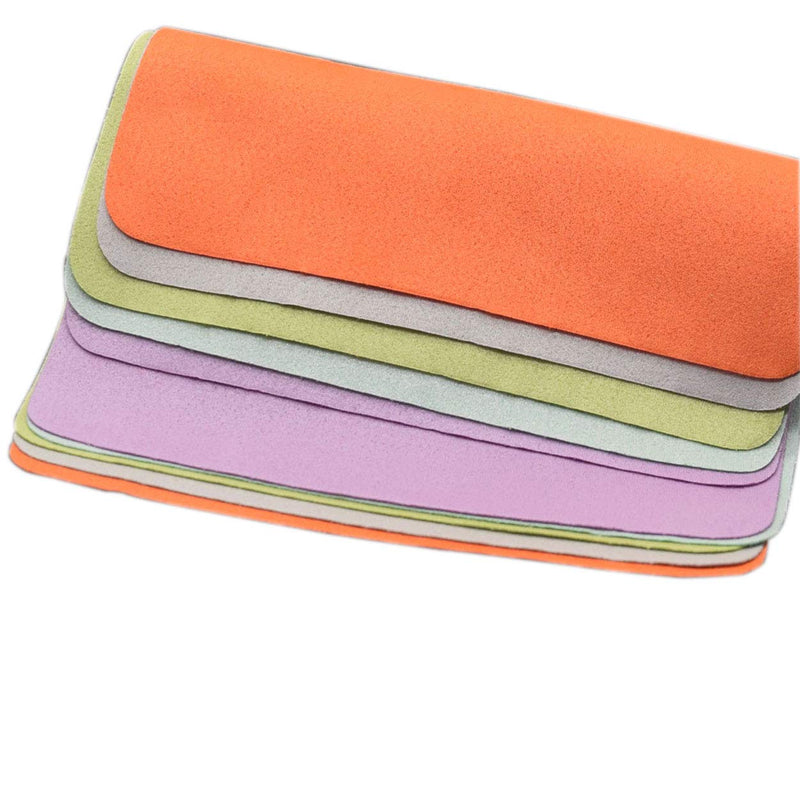 Microfiber Cleaning Cloths for Eyeglasses, Sunglass Wipes, Jewelry Cleaner, Watches, Camera, Eye Glasses, Keyboard, Photo Cleaning Polishing Cloth,Keyboard Cleaning Cloth (6.8x5.7 Inch, 10 Pieces) 6.8x5.7 Inch (Pack of 10)