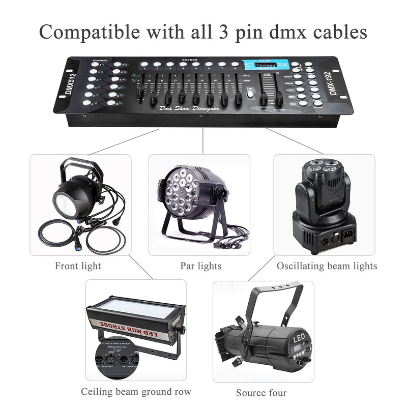 Dmx Controller, Dmx Console,192CH Dmx512 Console, Controller Panel for Editing Program of Stage Lighting Runing