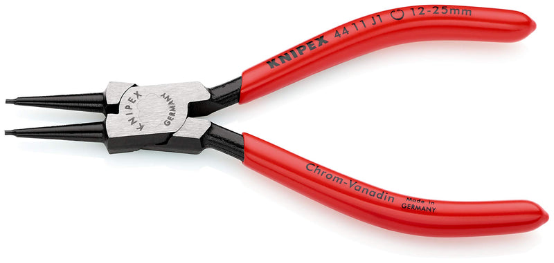 KNIPEX - 44 11 J1 Tools - Circlip Pliers, Internal, Straight, 15/32"-1" Bore Dia. (4411J1)