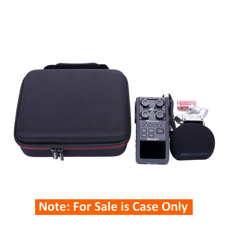 [AUSTRALIA] - LTGEM EVA Hard Case for Zoom H6 Six-Track Portable Recorder. Fits Charger, Cable and Other Accessories 