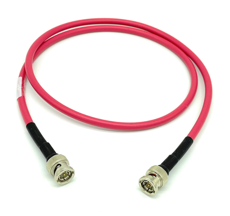 AV-Cables 3G/6G HD SDI BNC RG59 Cable Belden 1505A - Red (15ft) 15ft