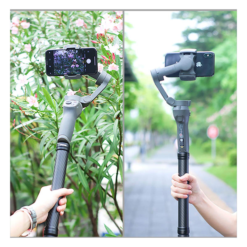 9.2inch Extension Pole for DJI OM 4 OSMO Mobile 3 2 ZHIYUN Smooth Q 4 Universal Smartphone Gimbal Stabilizer Grip, 1/4" Carbon Extension Stick Bar, Video Shooting Accessories - R040 9.2inch Extension Pole