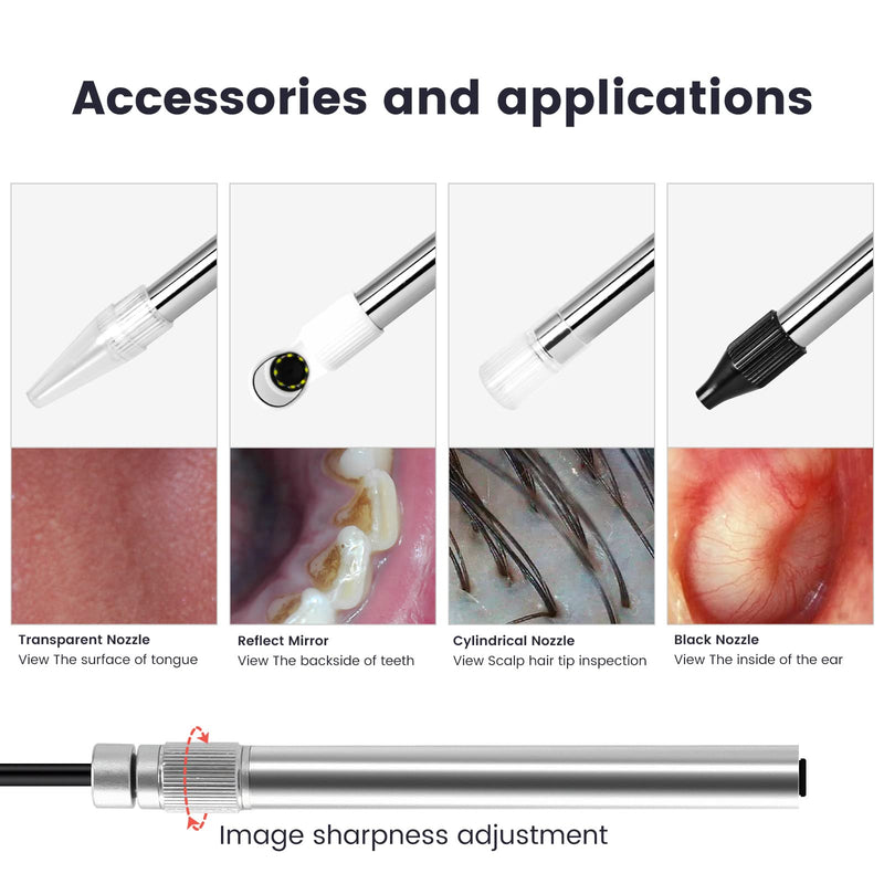 [AUSTRALIA] - Andonstar A1 Digital USB Microscope with Metal Stand, CMOS Sensor 2 Million Pixels, 1-500 Times, Camera&Video Microscope for Coin, Jewelry, PCB Repairing, Windows mac Compatible, 8 Built-in LED Light 