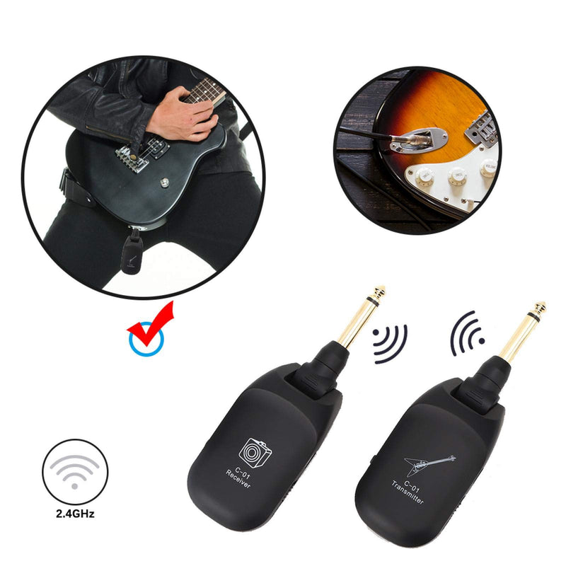 Guitar Wireless Receiver Electric Guitar Parts Portable Practical for Performance for Guitar Players