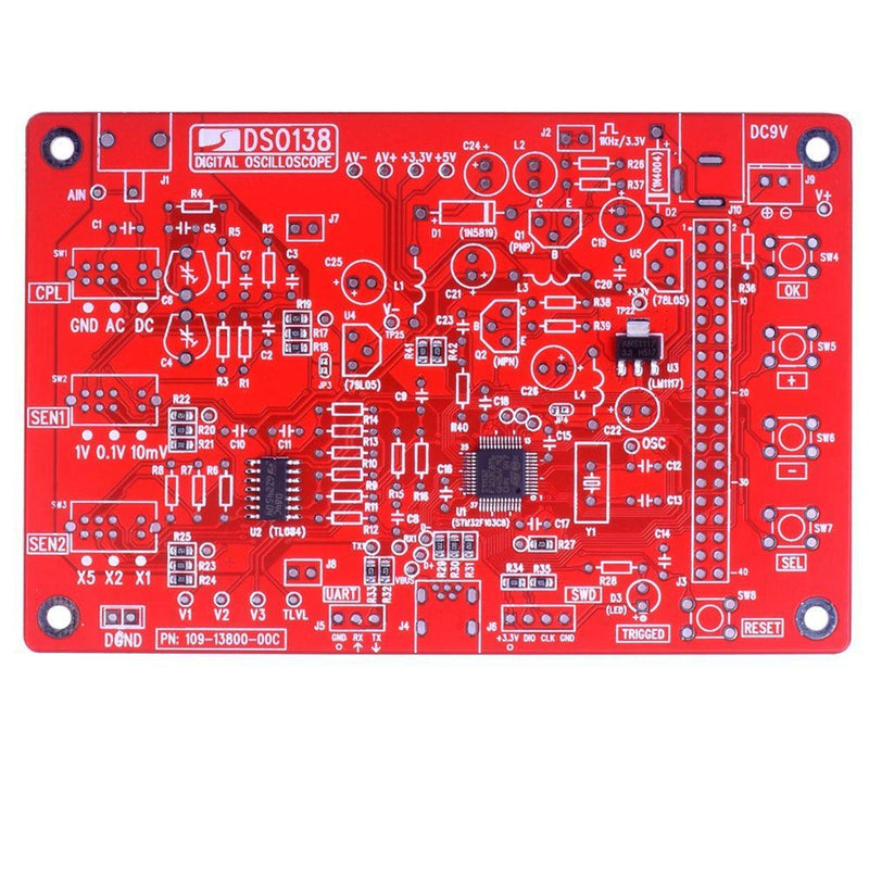 [AUSTRALIA] - Nooelec Oscilloscope DIY Kit w/ Clip Probe, Replacement for DSO138. Low Cost Digital Storage Oscilloscope with 2.4" TFT LCD 