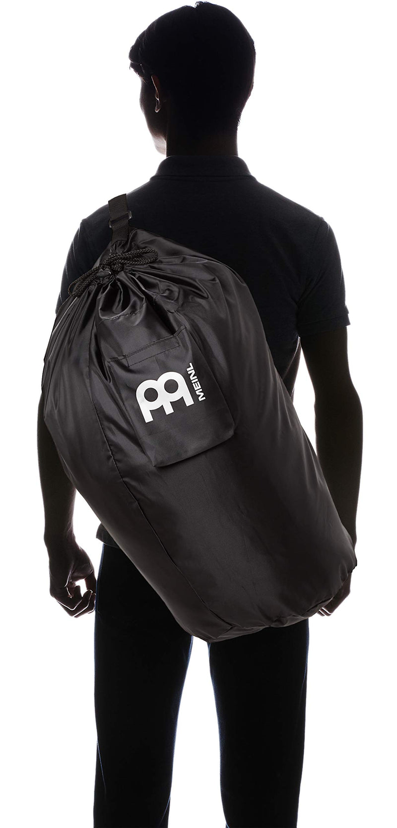 Meinl Percussion Universal Gig Bag with Shoulder Strap and Draw String-Fits All Conga Sizes-Heavy Duty Nylon, Carrying Grip and Exterior Pocket, Black (MSTCOB)