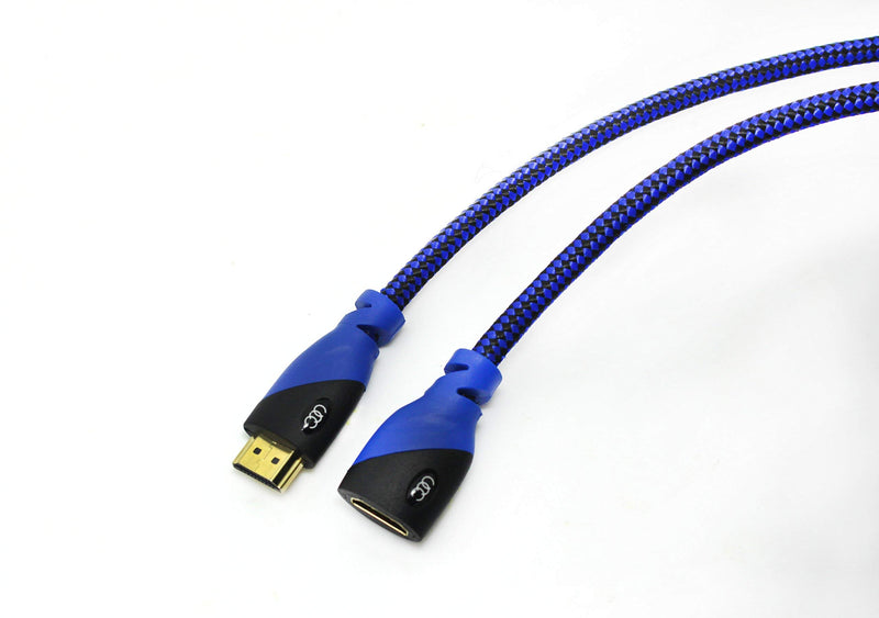 [AUSTRALIA] - HDMI Extender - Male to Female, Extension Cable (15 Feet) High-Speed HDMI Cable (2.0b) 4k Resolution - Supports 3D, Full HD, 2160p, Audio Return Channel (Latest Version) - 15ft 