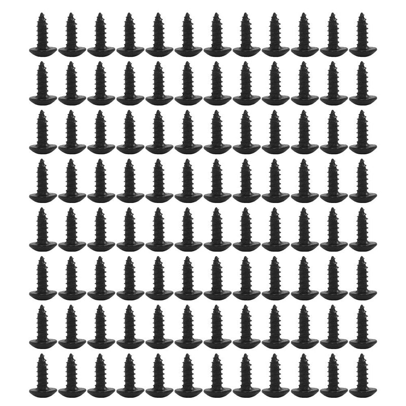 Seismic Audio - SARHW35-100 Pack of 1/2 Inch Wood Screws Black Oxide Coated Phillips Head PA DJ Speaker Repair