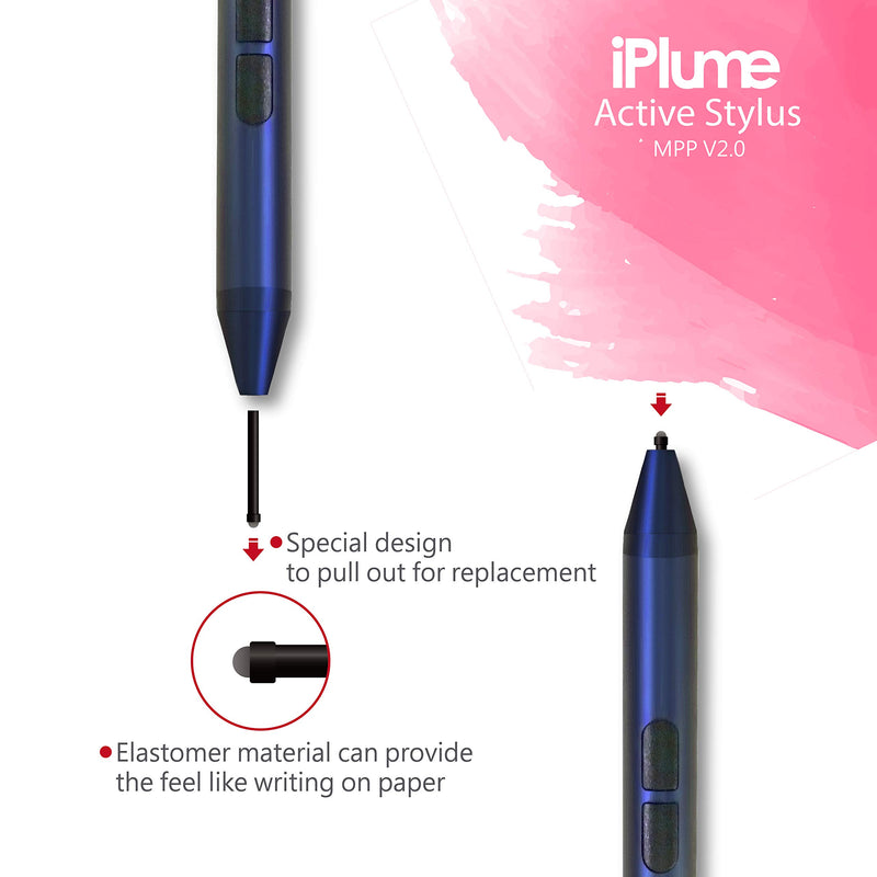 iPlume Stylus, MPP V2.0 for Surface Series and MPP Enabled Devices on Description, Not Compatible with Chrome OS Navy Blue