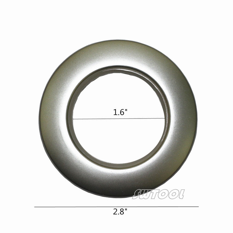 Selling Wonderful 1-9/16-Inch Inner Diameter Plastic Curtain Grommets 20-Pack (Silver) Silver 20PCS