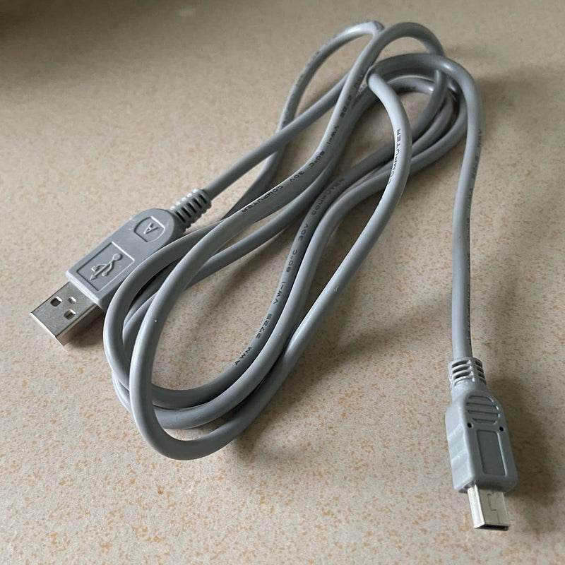 Replacement IFC-400PCU USB2.0 5Pin Mini USB Cable Data Transfer Cord for Canon PowerShot/Rebel/EOS/DSLR Cameras and Camcorders (4.9ft/Grey)