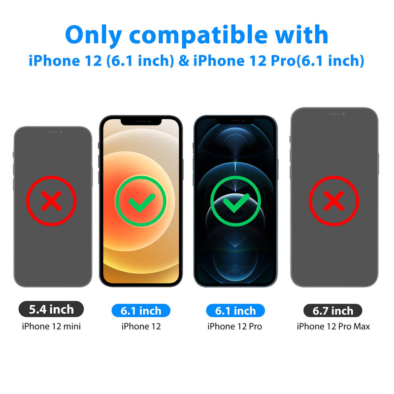 Mkeke Compatible with iPhone 12 Screen Protector, Tempered Glass Screen Protector for iphone 12 Pro 6.1 inch 3-Pack