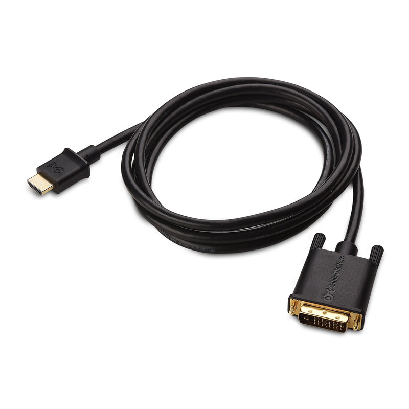 [AUSTRALIA] - Cable Matters CL3 in-Wall Rated Full HD HDMI to DVI Cable 6 ft (DVI to HDMI Cable, Bi-Directional HDMI to DVI-D Dual Link Cord) 6 Feet 