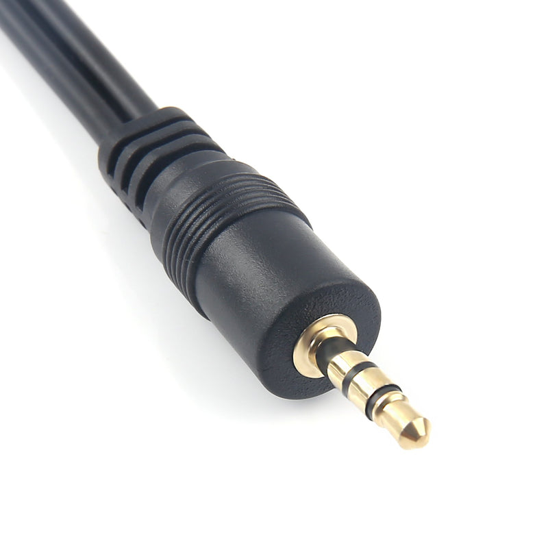 SiYear Unbalanced 3.5 mm (1/8Inch) mini jack Stereo TRS to Dual XLR 3 Pin female Interconnect Cable,Y splitter patch cable cord (1.5M/5FT) 3.5TRS-2 XLRF-1.5M