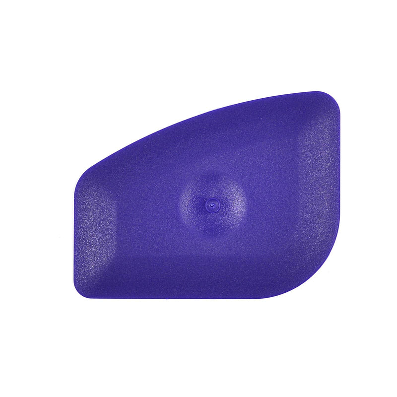 AHCHAY Small Handy Plastic Scraper Flexible Card Round Edge for Home Universal Cleaning Squeegee, Pack of 4