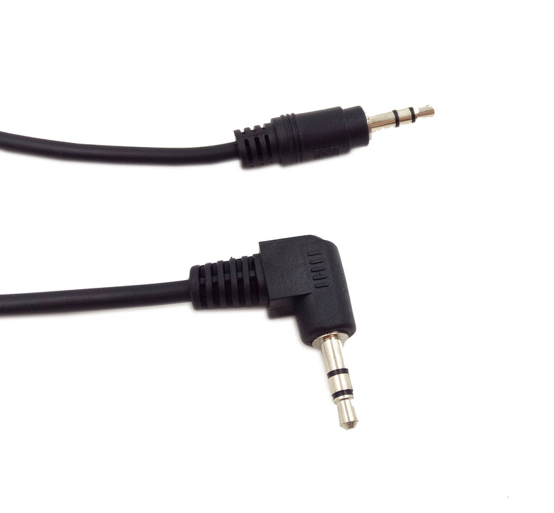 Wpeng 3.5mm Audio Cable, 3.5mm 1/8" TRS Male to Male Right Angled Stereo Jack Adapter Cord Cable 3Ft/1M(3.5M/M)