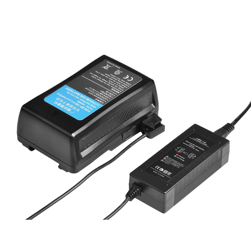 Tectra D-Tap Travel Charger with D-Tap Cable for Sony V Mount/V Lock Battery and BP-U65, BP-U68,HDW-800P PDW-850 DSR-650P PDW-680 HDW-F900R HDW-800P PMW-F55 PMW-F5 Video Camera Camcorder