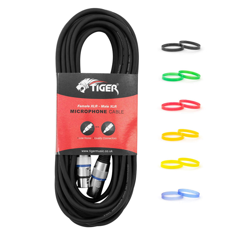 Tiger 10 Metre XLR to XLR Microphone Cable