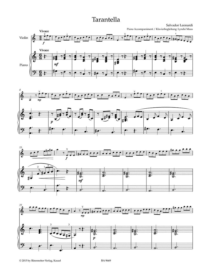 Sassmannshaus, Kurt - Violin Recital Album First Position Volume 2 Published by Baerenreiter Verlag