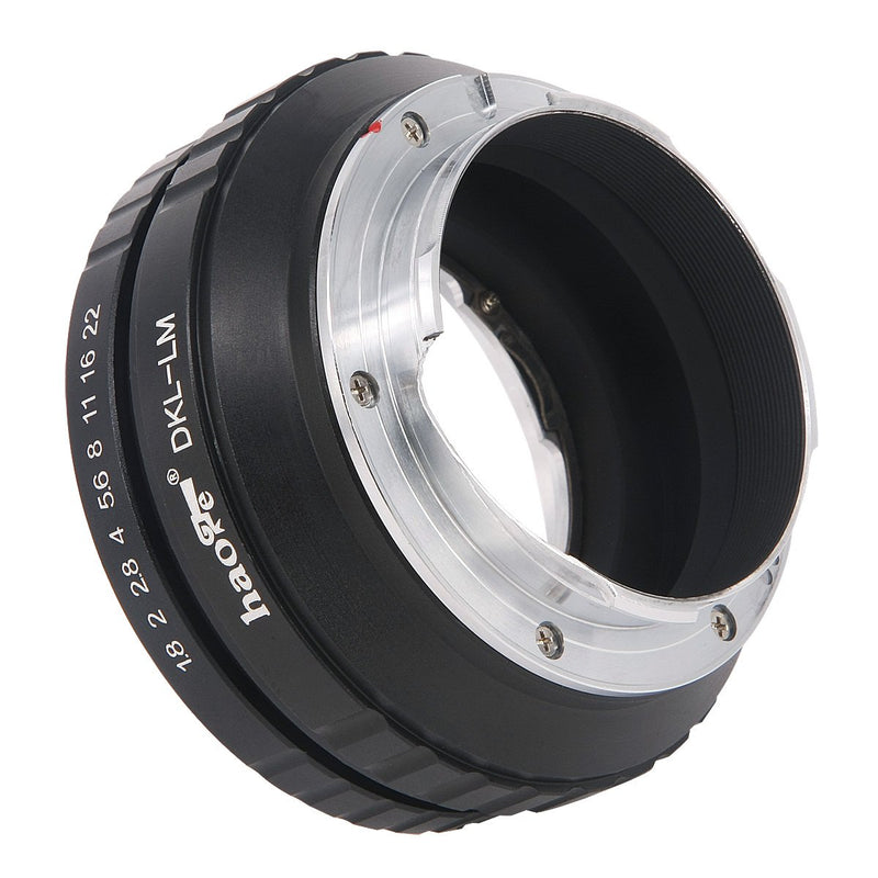 Haoge Lens Mount Adapter for Voigtlander Retina DKL Lens to Leica M LM Mount Camera Such as M240, M240P, M262, M3, M2, M1, M4, M5, M6, MP, M7, M8, M9, M9-P, M Monochrom, M-E, M, M-P, M10, M-A