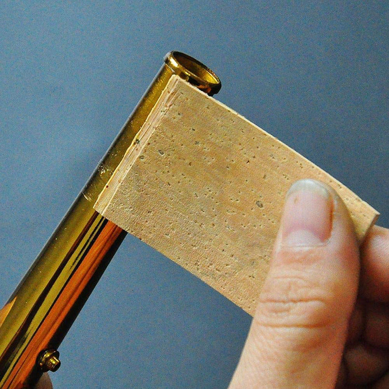 [AUSTRALIA] - Neck Cork, RiToEasysports C202 10Pcs Sax Neck Cork Saxophone Cork Treble/Alto/Euphonium Universal Sheet Woodwinds Repair Accessories 