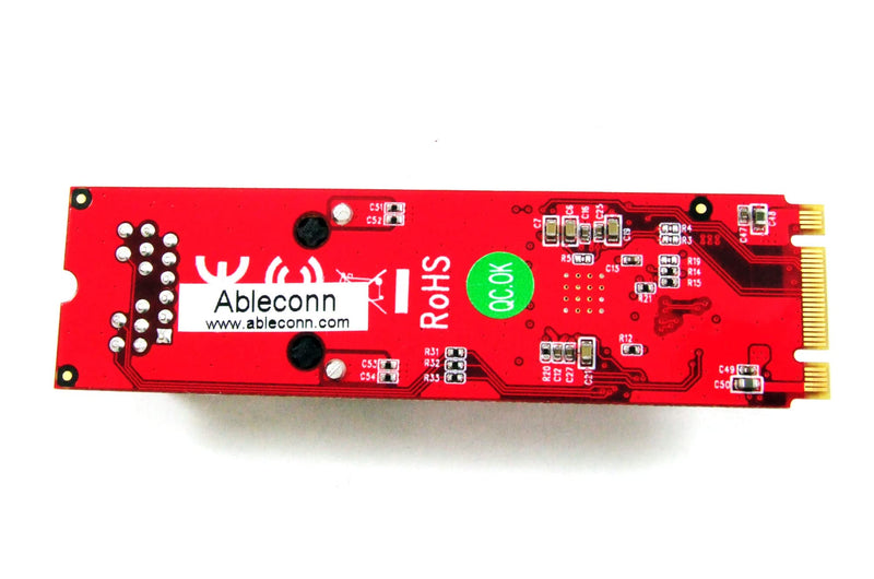 Ableconn M2NW108BM 2.5 GbE Base-T M.2 B-M Key Ethernet Module (Right Angle RJ-45) - Intel I225 Ethernet Controller - M.2 Ethernet Adapter - M.2 Network Adapter