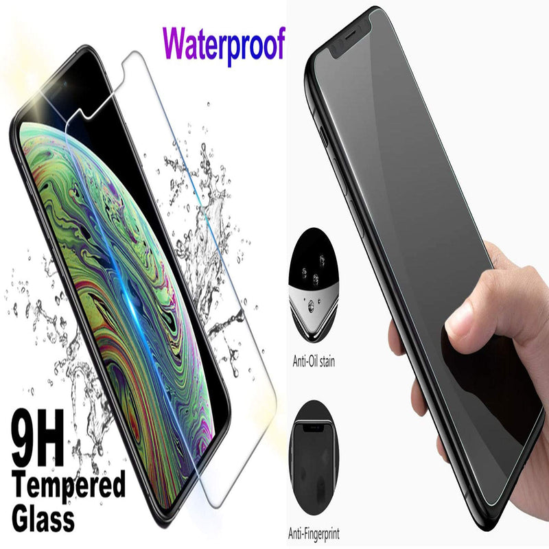 HHUAN Phone Case with 2 Pack Screen Protector Tempered Glass, for Ulefone Note 11P (6.55 inch) Clear Soft Silicone TPU Bumper Shell, Shock Absorption Anti-Yellowing Protective Cover - Clear