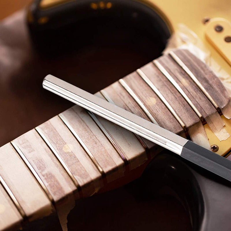 Guitar Fret Crowning File, Fret Repairing Tools, Luthier Tools 3 Sizes Design for Guitars, Ukuleles, Bass, Banjo, Mandolin