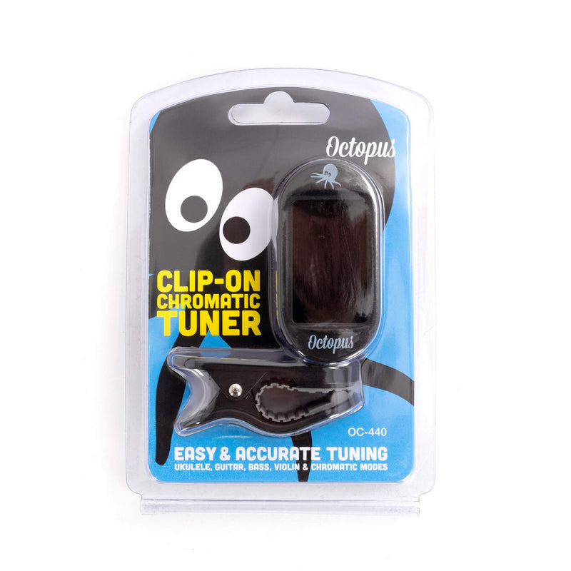 Octopus Ukulele OC-440 Clip On Tuner with LCD Screen