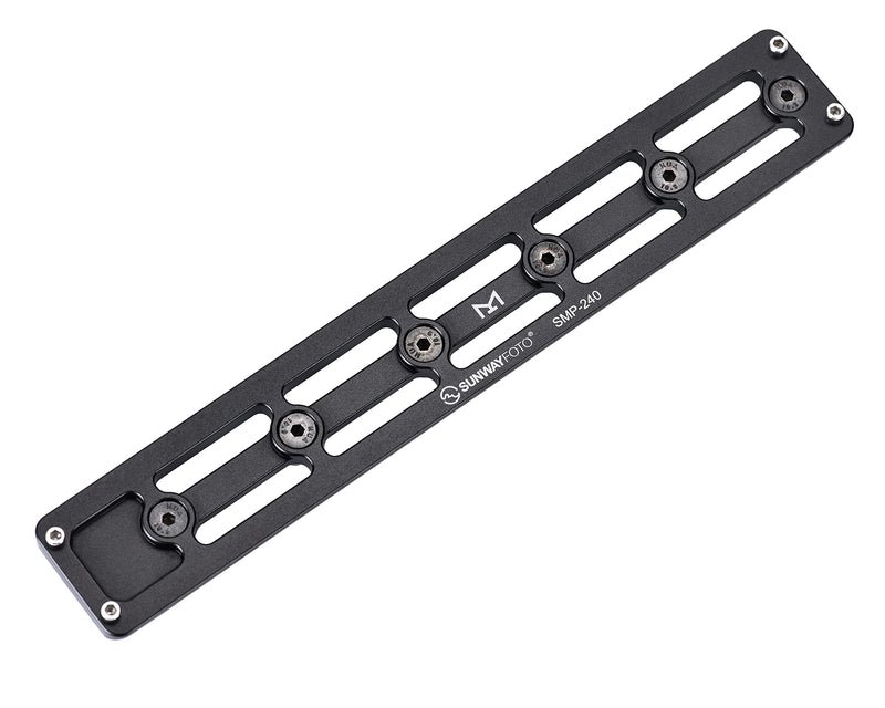 SUNWAYFOTO SMP-240 240mm QR Plate / Rail Arca / RRS Compatible with M-Lok Mount