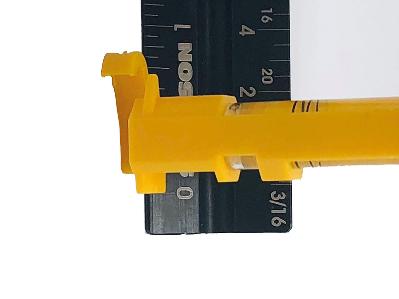 Swanson Tool Co LLP002 2-Pack Yellow Levels, Includes one 2-ring pitch vial and one 1-ring line level