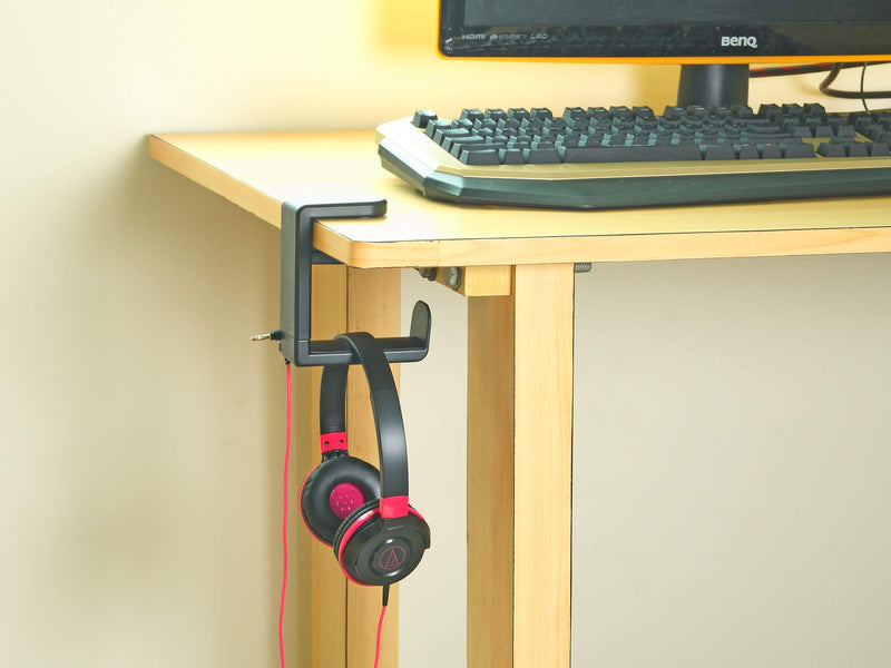 Gaming Headphone Holder Mount Hook Black