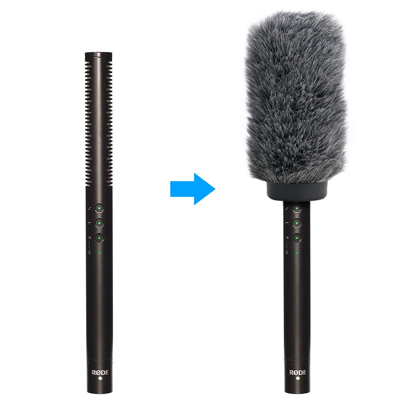 [AUSTRALIA] - NTG4+ Microphone Windscreen - Windmuff for Rode NTG4 Plus Shotgun Microphones, WindShield Up to 6.3" Long by YOUSHARES NTG4+ 