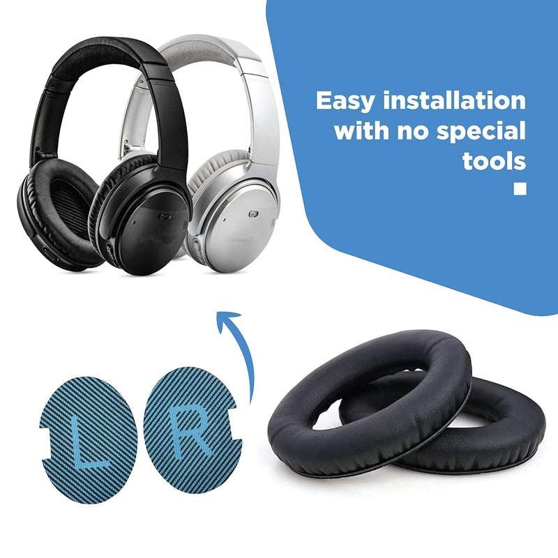 [AUSTRALIA] - Premium Headphones Replacement Ear Pads for Bose QC25 Quiet Comfort, QC 15, SoundTrue, SoundLink AE2 - Bose Headphones Replacement Parts - Blue/Black 