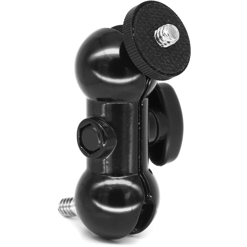 Double Ballhead Ball Arm Camera Clamp Mount Monitor Mount Bracket with Super Clamp Compatible with Ronin M Ronin MX Freefly MOVI DoubleBall+SuperClamp