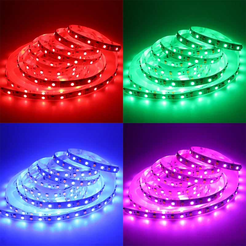 [AUSTRALIA] - LEDENET 16.4FT Super Bright LED Light Strip SMD 5050 24V RGB Warm White 360LEDs Flexible RGBWW LED Rope Light 5M Rgb+warm White Non-waterproof 