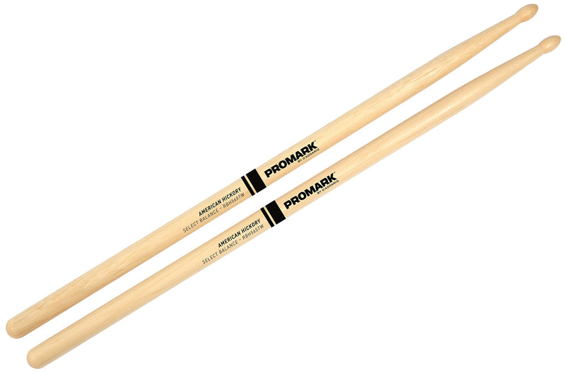 Promark Select Balance Rebound Balance Drum Sticks, Wood Tip, .565" (5A)