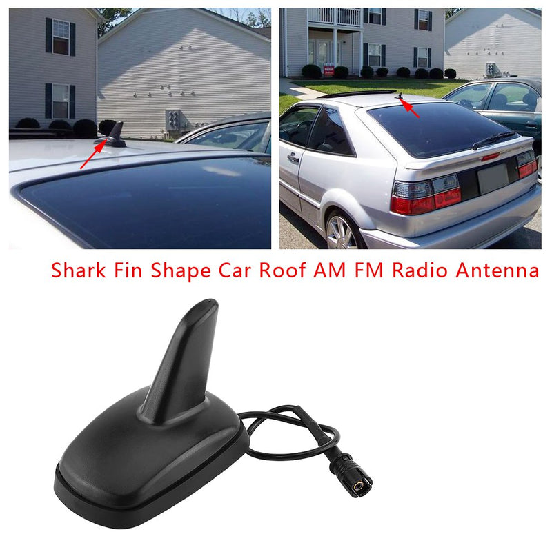 Akozon Antenna Shark Fin Shape Car Roof Sport Style Aerial for Golf MK4 MK5 MK MK2 MK3 MK3 for Skoda Fabia 2000-2004 Superb 2002-2007 ROOMSTER 2006-2007